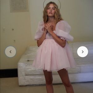 Selkie angel delight pink puff dress